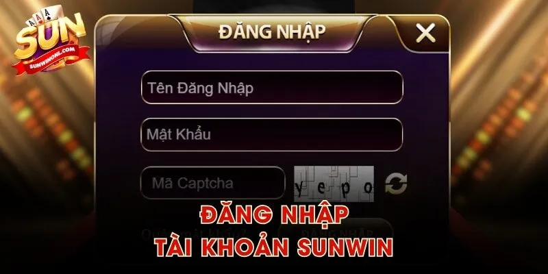 Đăng nhập tài khoản SUNWIN